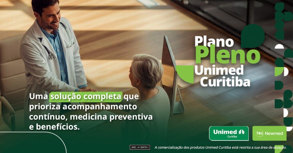 Saiba como o Plano Pleno da Unimed Curitiba oferece cuidado preventivo, acompanhamento completo e benefícios para empresas, MEIs e colaboradores.