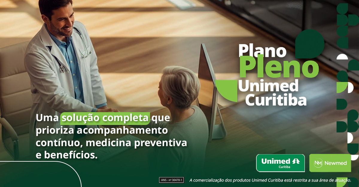 Saiba como o Plano Pleno da Unimed Curitiba oferece cuidado preventivo, acompanhamento completo e benefícios para empresas, MEIs e colaboradores.